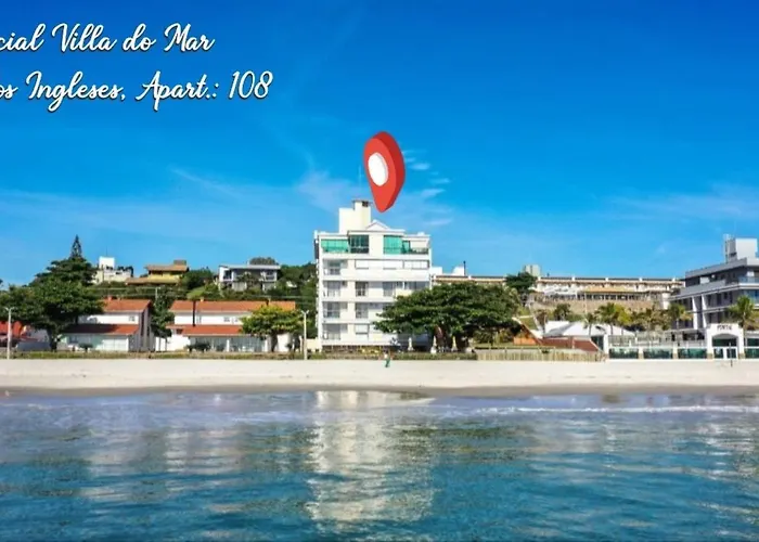 Apartamento 108 - De Frente Para O Mar Dos Ingleses - Pe Na Areia - 4 Pessoas